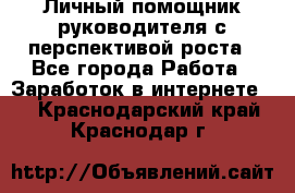 Личный помощник руководителя с перспективой роста - Все города Работа » Заработок в интернете   . Краснодарский край,Краснодар г.